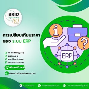 การเปรียบเทียบราคาของระบบ ERP (Enterprise Resource Planning)